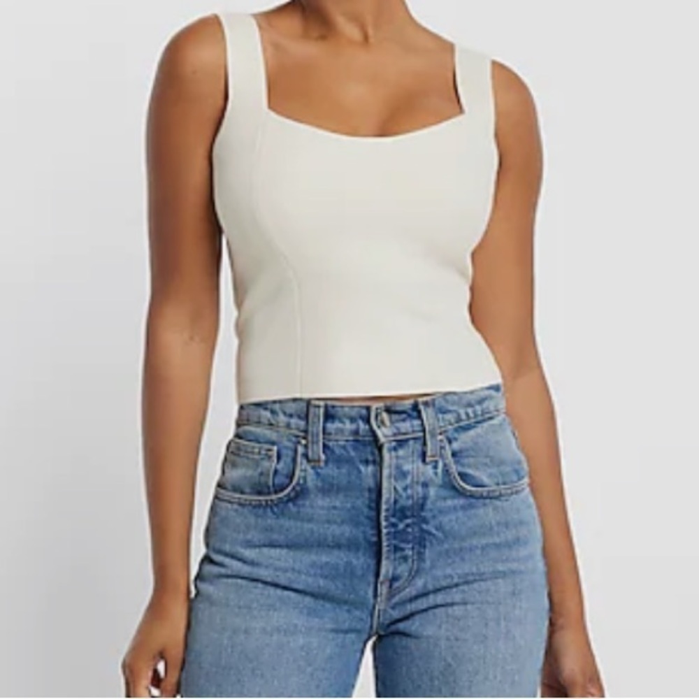 Express Scoop neck Sleeveless Sweater Tank
